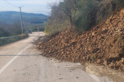 Bursa'da toprak kayması!