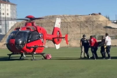 Havale geçiren bebek hava ambulansıyla sevk edildi