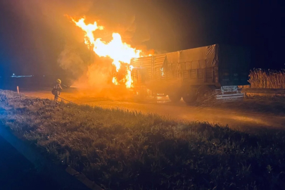 Bursa'da gece saatlerinde korkutan yangın!