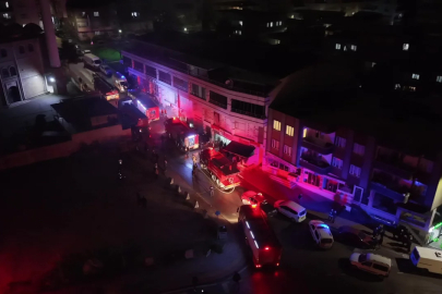 Bursa'da gece yarısı depoda yangın!