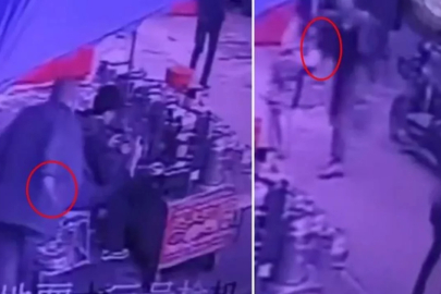 Kentin göbeğinde büyük dehşet! Önüne çıkanı bıçakladı