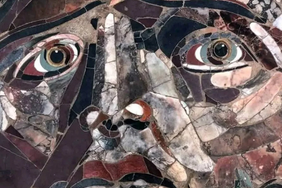 Kışın üzeri kapatılan Medusa mozaiği ziyarete açıldı