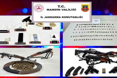 Mardin'de silah ve tarihi eser kaçakçılığı operasyonu: 6 gözaltı