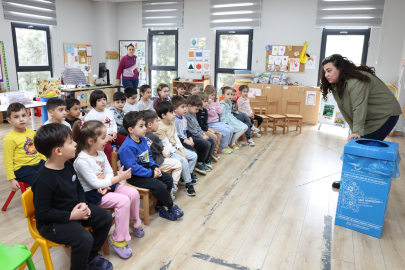 Nilüfer’de miniklere geri dönüşüm eğitimi