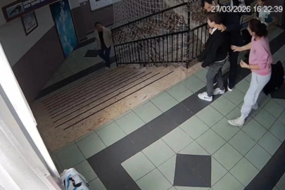 Okul müdüründen öğrencisine hayat kurtaran müdahale! O anlar kamerada...