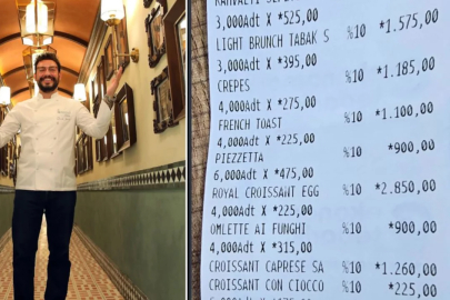 Danilo Zanna'nın restoran fiyatları tartışma yarattı! Menüdeki rakamlar ikiye böldü