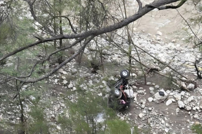 Antalya'da dere yatağına devrilen ATV'nin sürücüsü yaşamını yitirdi