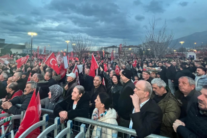 CHP lideri Özgür Özel miting için Bursa'da!