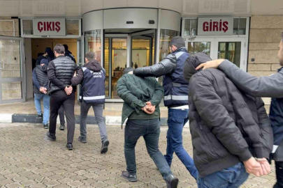 Milyonluk araç vurgunu operasyonunda 8 kişi tutuklandı