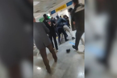 Şanlıurfa'da hastanedeki kavga kamerada