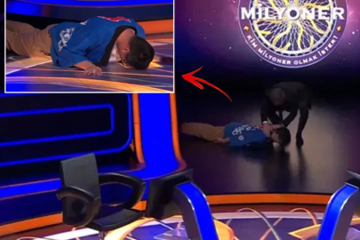 Yarışmacı yere kapandı, ne yapacağını şaşırdı!