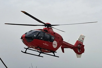 Beypazarı'da kalp krizi geçiren hasta hava ambulansıyla nakledildi