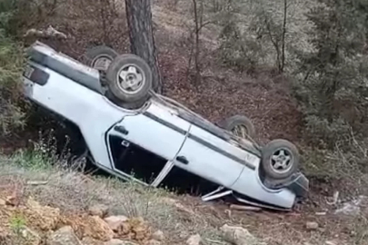 Kastamonu'da otomobil takla attı: 1 yaralı