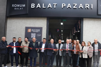 Nilüfer'in 8'inci giyim pazarı Balat'ta açıldı