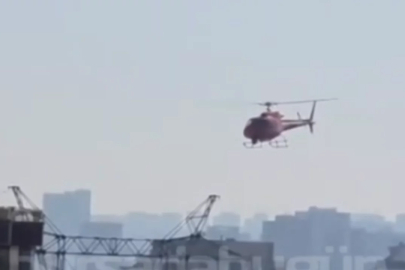 Bursa semalarındaki kırmızı helikopterin sırrı çözüldü