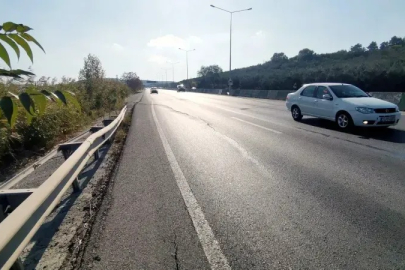 Bursa'da o yola dikkat!