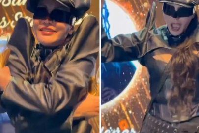 Hande Yener ödülü alır almaz kırdı