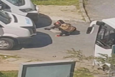 İsrail konsolosluğu önündeki çatışmada dikkat çeken an!