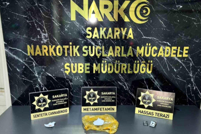 Sakarya'da 4 farklı uyuşturucu operasyonunda 3 tutuklama