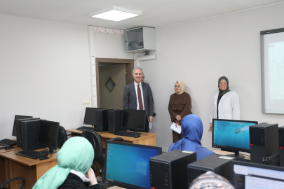 Başkan Taban’dan İnesmek Kursiyerlerine Ziyaret