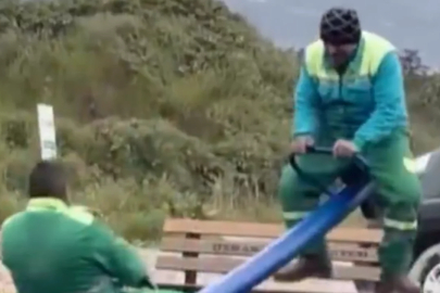 Bursa'da tebessüm ettiren görüntüler: 'İyi ki varsınız'