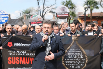 BURSA’DAN FİLİSTİN İÇİN GÜÇLÜ MESAJ: BU ESARETE BOYUN EĞMEYECEĞİZ