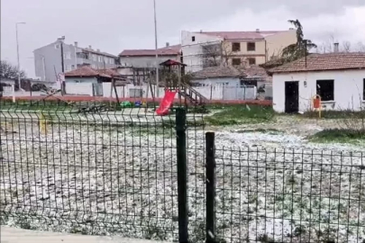 Edirne'de dolu etkili oldu