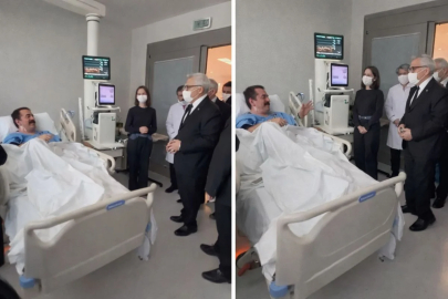 İbrahim Tatlıses ziyaretine gelen heyeti türküyle karşıladı