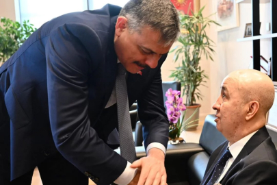 İçişleri Bakanı Mustafa Çiftçi, 10 Nisan Polis Haftası kapsamında Turgut Aslan'ı ziyaret etti