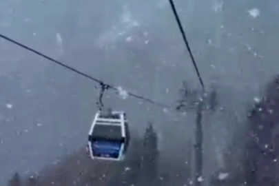 Uludağ Nisan ortasında beyaza büründü!