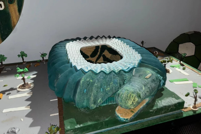 Bursa'da çikolata sanata dönüştü! Tarihi yapıları hiç böyle gördünüz mü?