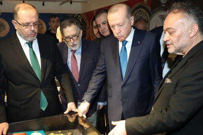 Cumhurbaşkanı Erdoğan, "Muhteşem Cep Saatleri Koleksiyonu" sergisini gezdi