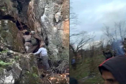 Derecik'te dağda mahsur kalan genç kurtarıldı