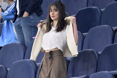 Dün yine maça gitmiş! Duru Nayman'dan Arda Güler'e tam destek