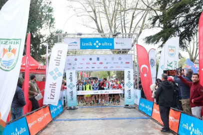İznik Gölü çevresini koşarak geçecekler! Tarihi İznik Ultra Maratonu 15. kez start aldı...
