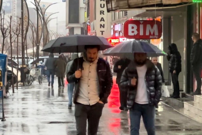 Yüksekova'da sağanak yağış etkili oldu