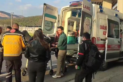 Bursa - Yalova yolunda motosiklet otomobile çarptı! Sürücü ağır yaralı..