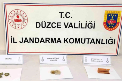 Jandarma uygulamasında 8 kişi uyuşturucu maddeyle yakalandı