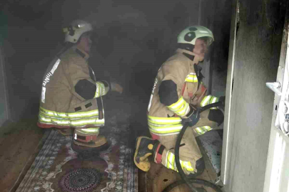 Kahramanmaraş'ta ikamette yangın