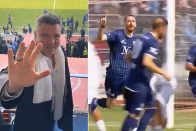 Kütahyaspor şampiyon oldu! Sadettin Saran tribünden destek verdi