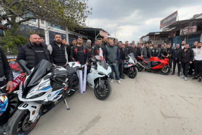 Motosikletli gruptan egzoz cezalarına tepki
