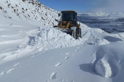 Nisanda yoğun kar: 147 yol kapalı