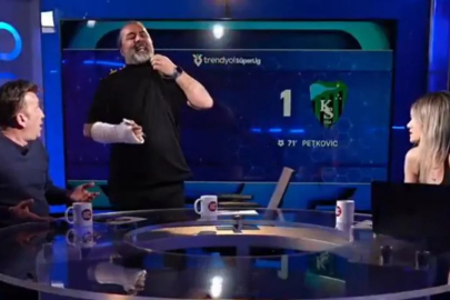 Emre Bol ile Evren Turhan canlı yayında kavga etti! Stüdyoyu terk etti...