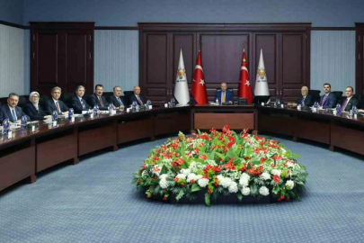 AK Parti MYK, Cumhurbaşkanı Erdoğan başkanlığında toplandı