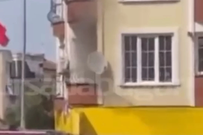 Bursa'da panik anları! Boş ev bir anda alev aldı...