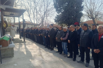 Edirne'de gazeteci Feyzullah Aktan son yolculuğuna uğurlandı