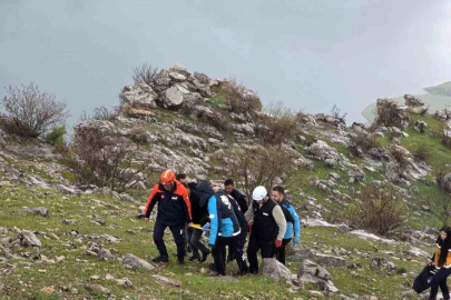Siirt'te atıyla birlikte kayalıklara yuvarlanan genç ağır yaralandı