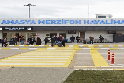 Amasya Merzifon Havalimanı mart ayında 13 bin 735 yolcuya hizmet verdi