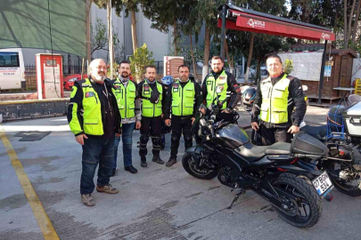 Buldanlı motosikletçilerden 'Güvenli Sürüş' çıkarması