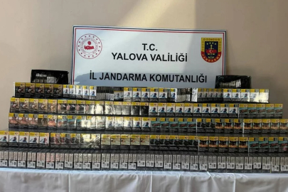 Jandarmadan kaçak operasyonu! 3 bin paket ele geçirildi